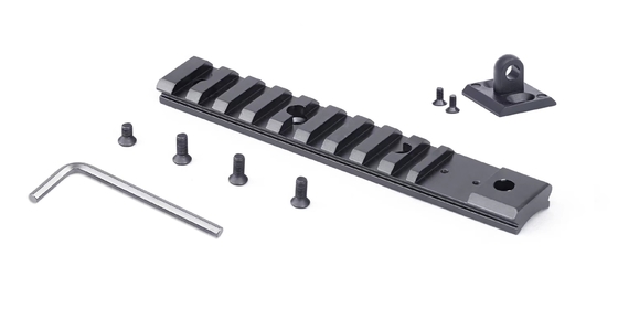 0.037kg Black Picatinny Rail Adición ideal para el equipo de tiro